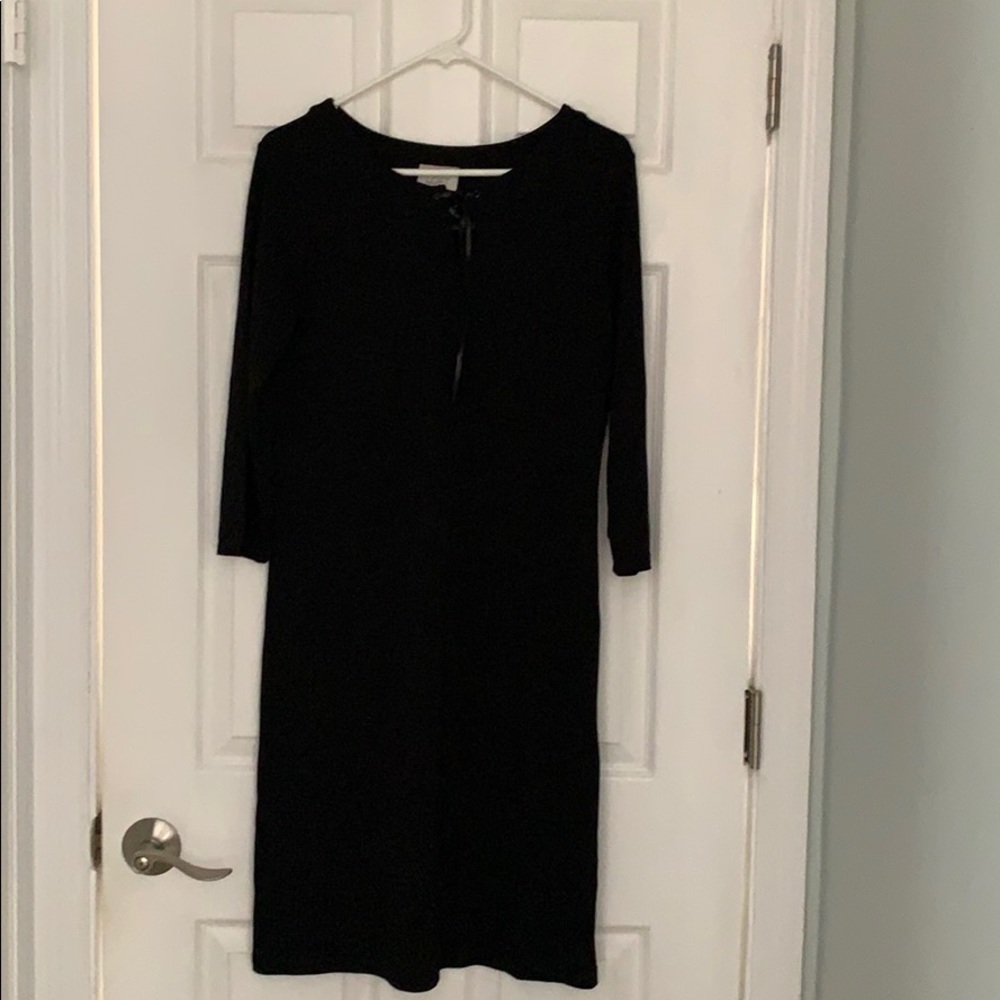 Black casual dress
